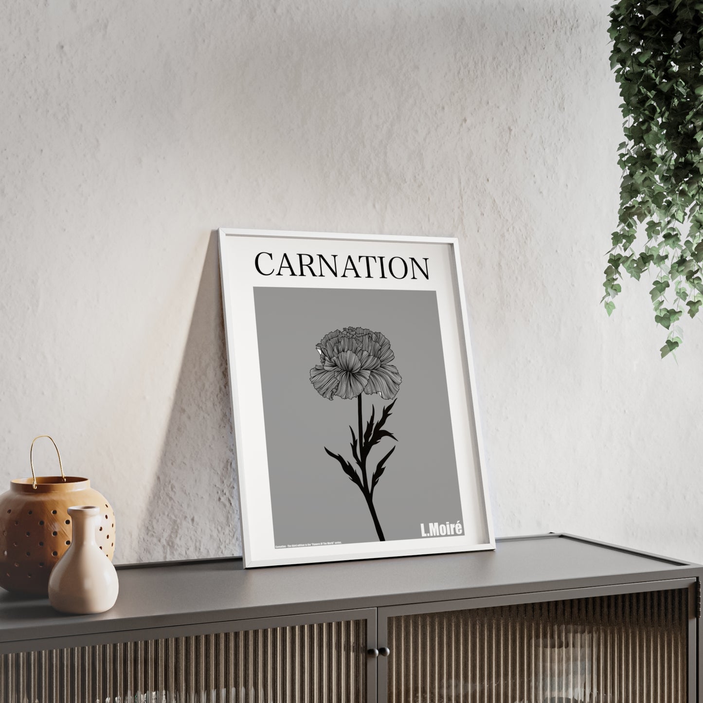 Carnation - The third edition to the - Flower Of The World - series.