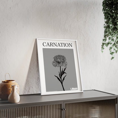 Carnation - The third edition to the - Flower Of The World - series.