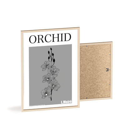 Orchid - The second edition to the - Flowers Of The World - series. - Framed.