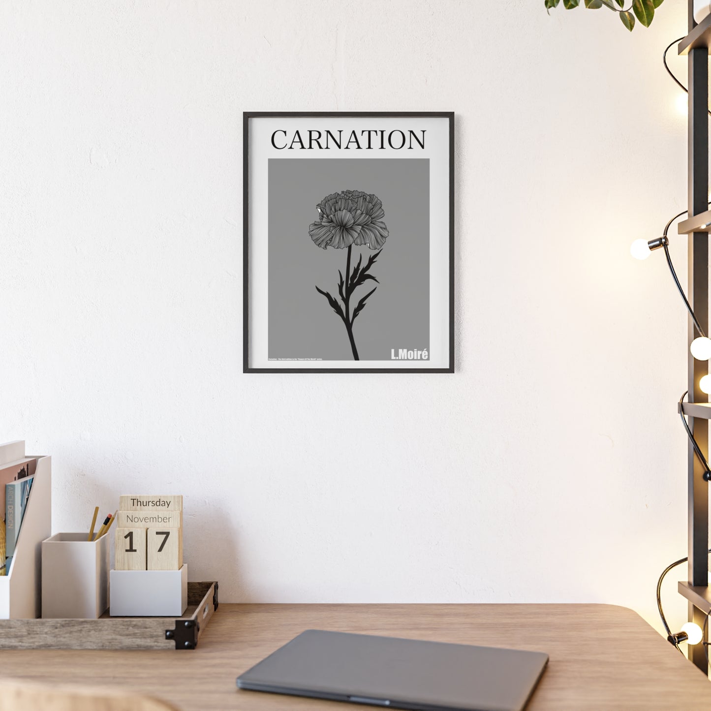 Carnation - The third edition to the - Flower Of The World - series.