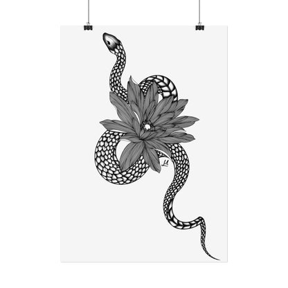 Serpent & Flower artwork.