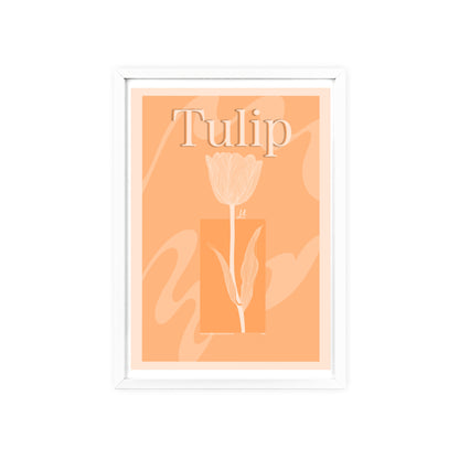 Tulip - The first edition to the - Flowers Of The World - serie. - Framed.