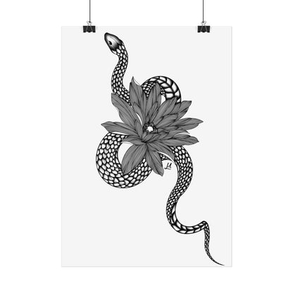 Serpent & Flower artwork.