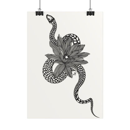 Serpent & Flower artwork.