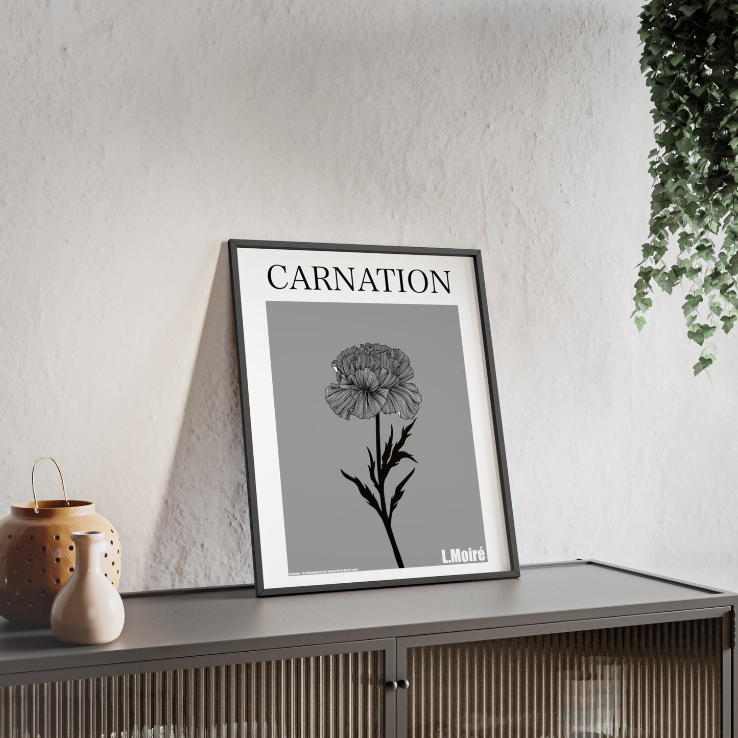 Carnation - The third edition to the - Flower Of The World - series.