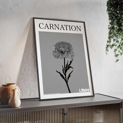Carnation - The third edition to the - Flower Of The World - series.