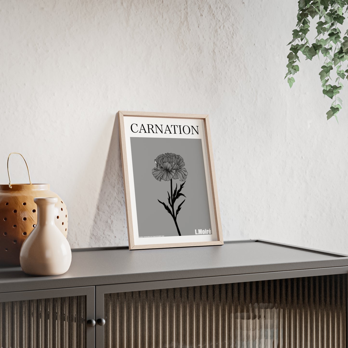 Carnation - The third edition to the - Flower Of The World - series.