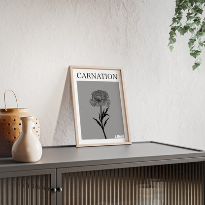 Carnation - The third edition to the - Flower Of The World - series.
