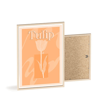 Tulip - The first edition to the - Flowers Of The World - serie. - Framed.