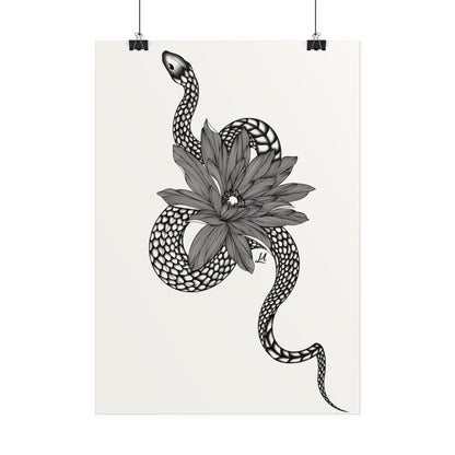 Serpent & Flower artwork.
