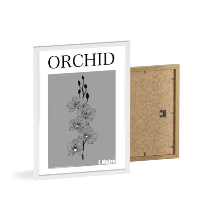 Orchid - The second edition to the - Flowers Of The World - series. - Framed.