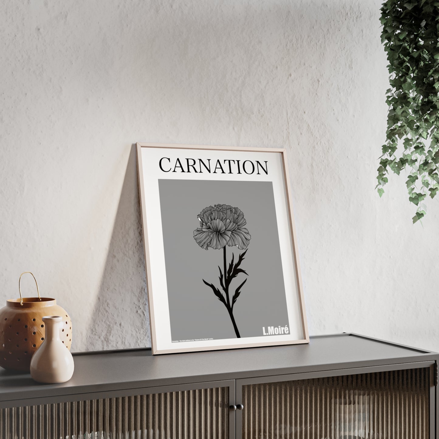 Carnation - The third edition to the - Flower Of The World - series.